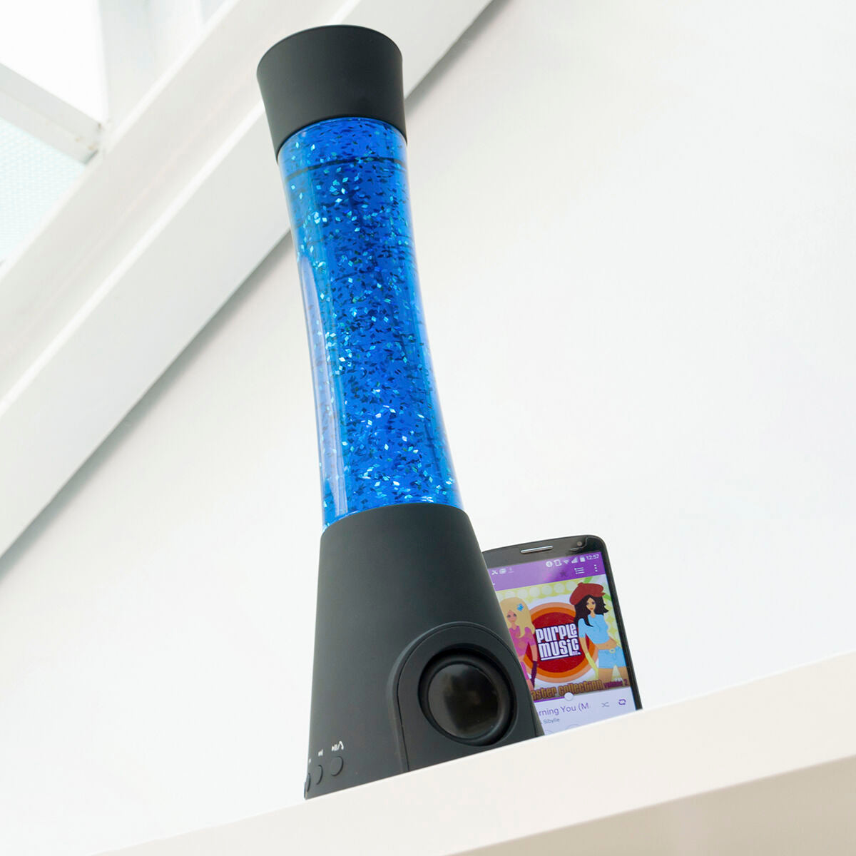 Laavalamppu Kaiuttimella ja Mikrofonilla Flow Lamp InnovaGoods