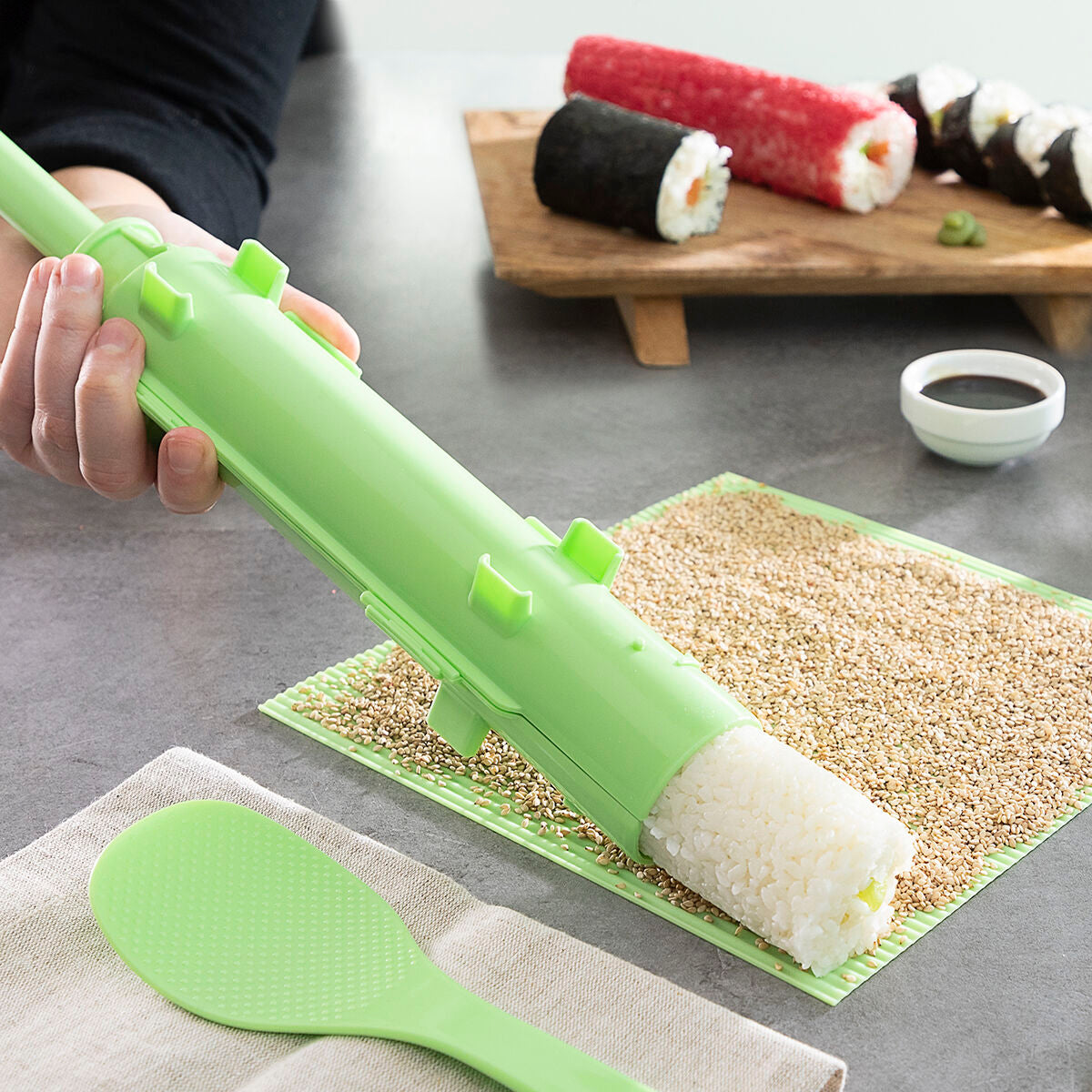 Sushisetti ja reseptit Suzooka InnovaGoods 3 Kappaletta