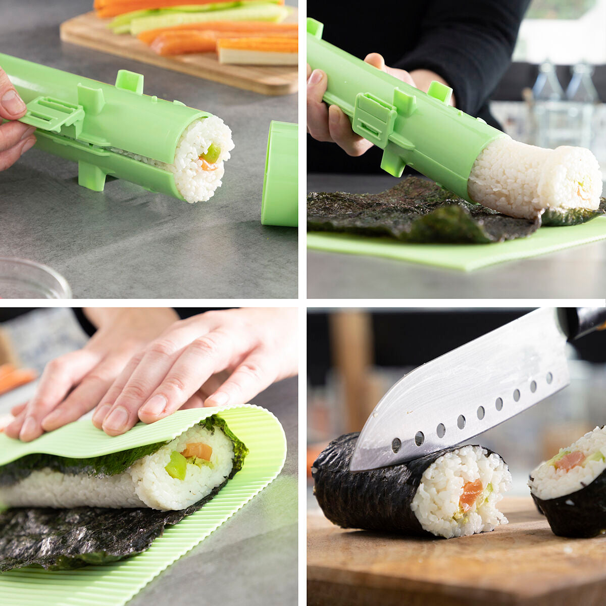 Sushisetti ja reseptit Suzooka InnovaGoods 3 Kappaletta