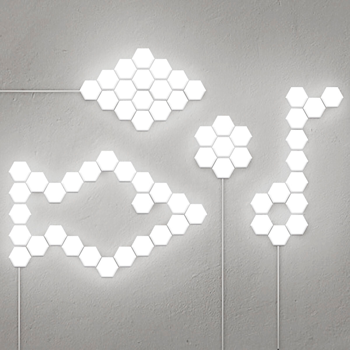 Setti magneettisia, modulaarisia LED-paneeleja kosketusnäppäimellä Tilight InnovaGoods (3 Kpl pakkaus)