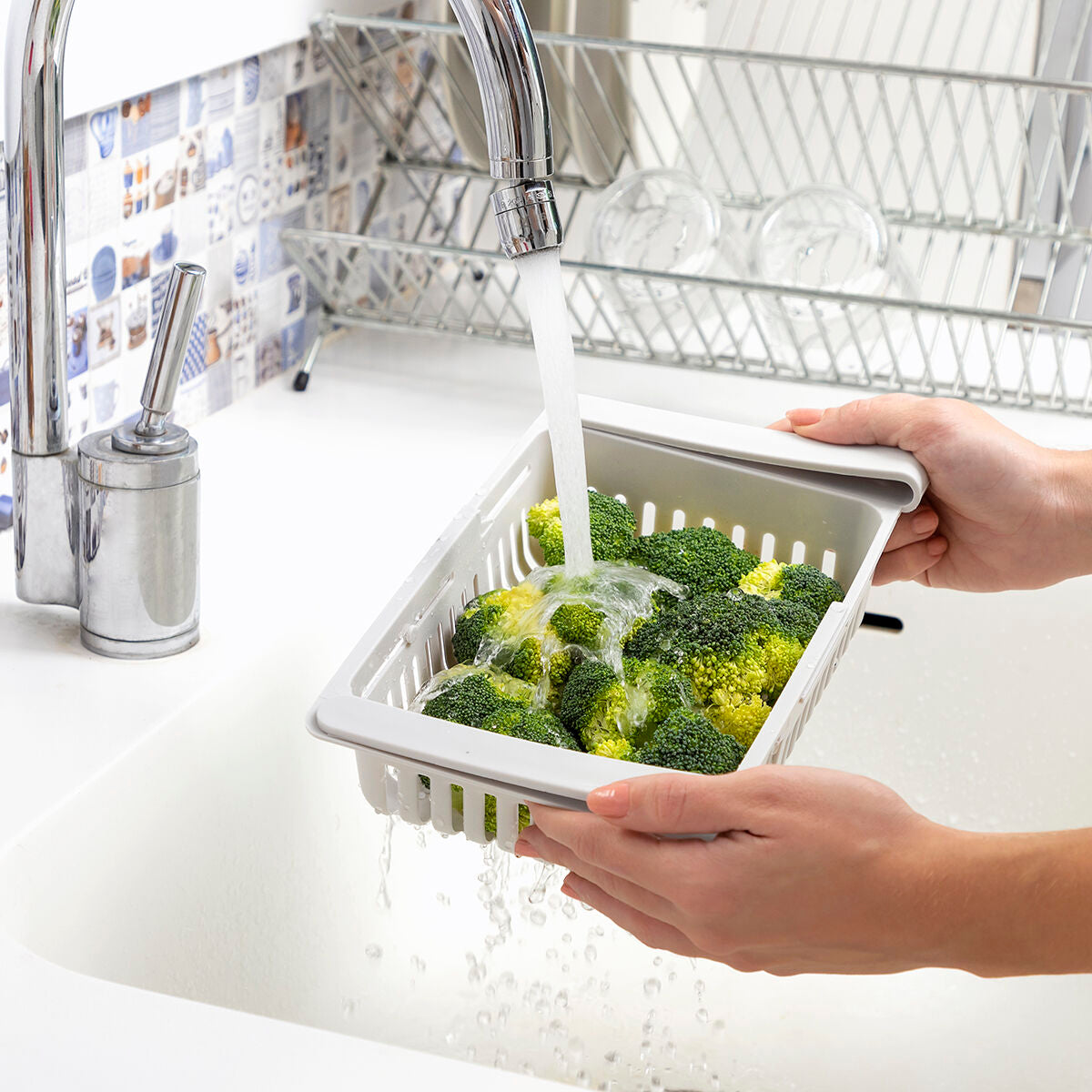 Säädettävä jääkaappilaatikko Friwer InnovaGoods (2 kpl pakkaus)