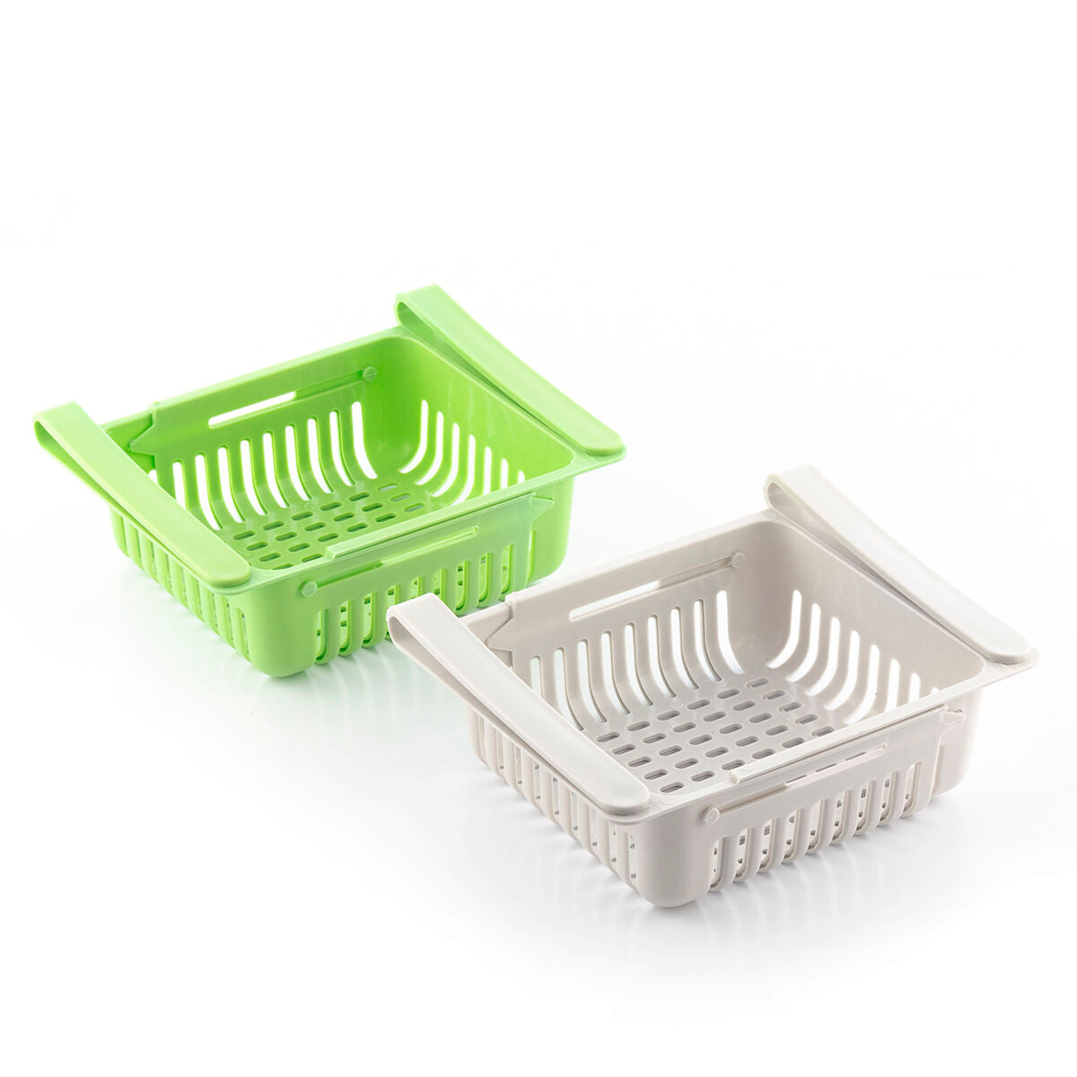 Säädettävä jääkaappilaatikko Friwer InnovaGoods (2 kpl pakkaus)