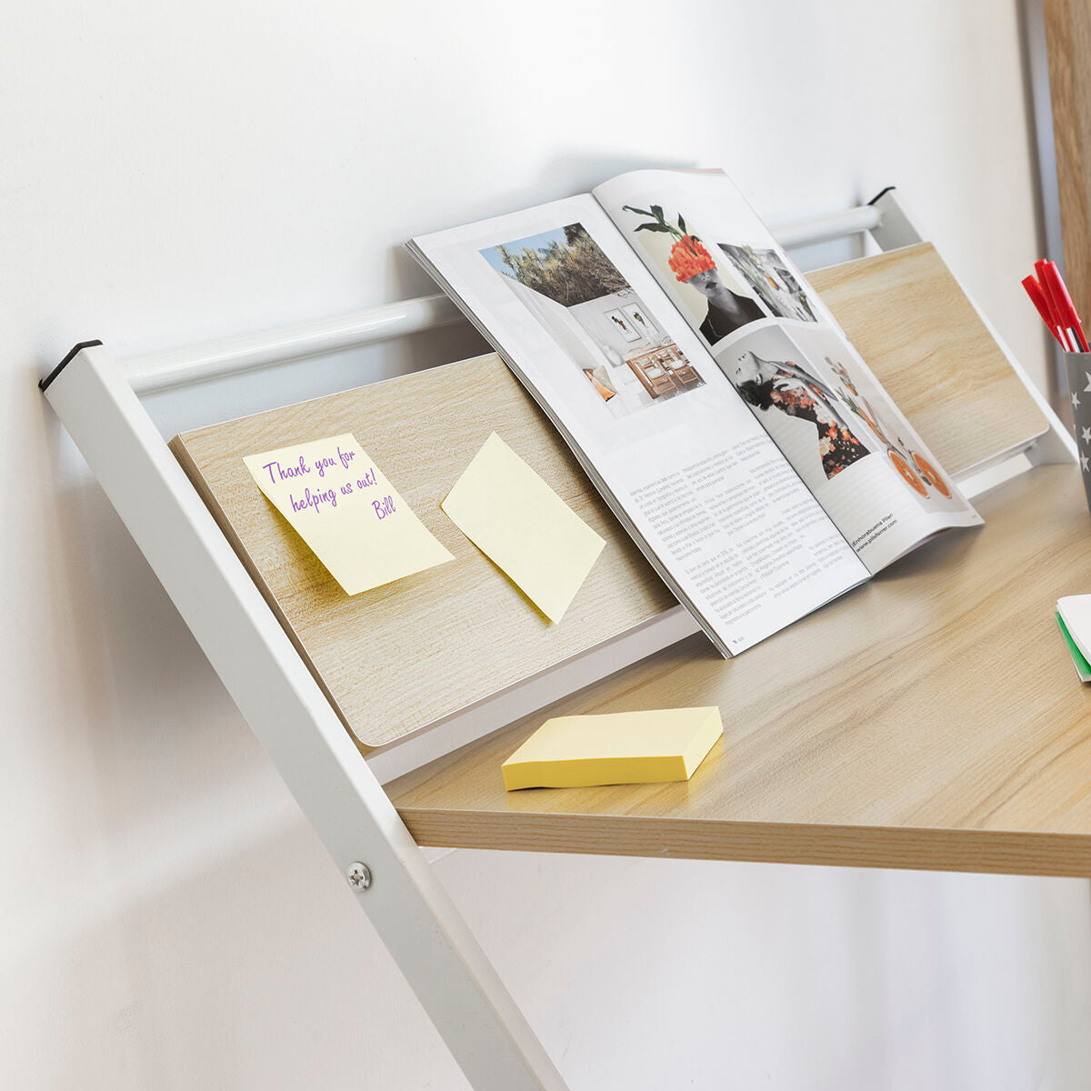Taittuva työpöytä hyllyllä Tablezy InnovaGoods