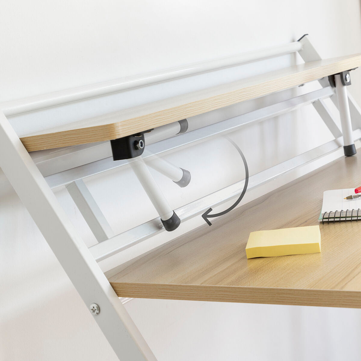 Taittuva työpöytä hyllyllä Tablezy InnovaGoods