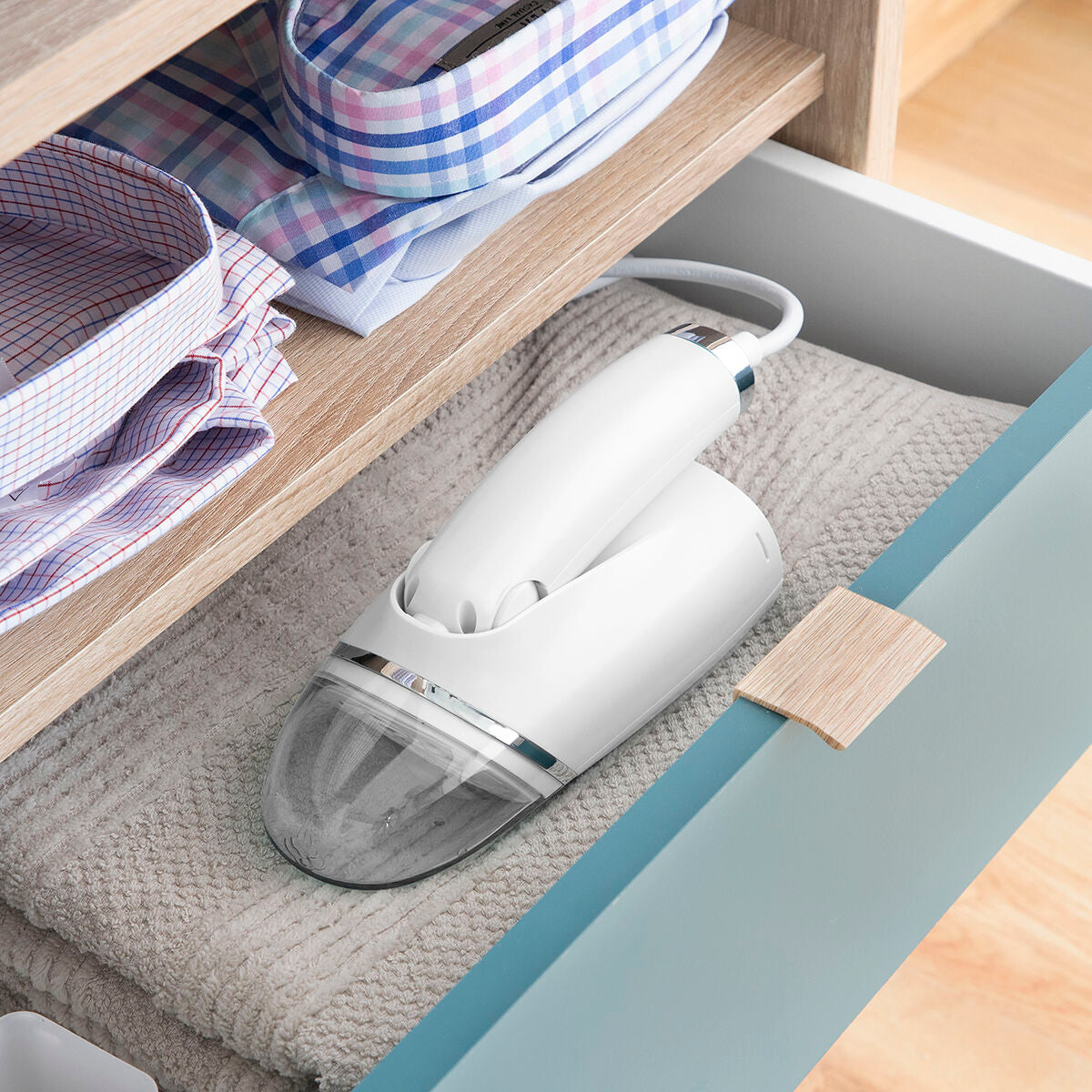 Pystysuuntainen taitettava höyrysilitysrauta Steeron InnovaGoods 1000 W