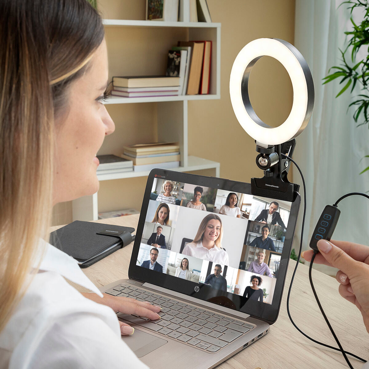 Selfie-rengasvalo Kiinnitysklipsillä Lumahoop InnovaGoods