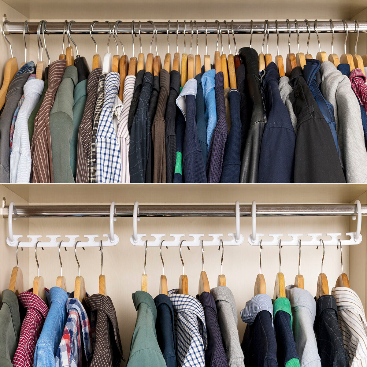 Telineet 40 Henkarille Plusrobe InnovaGoods 24 Kappaletta