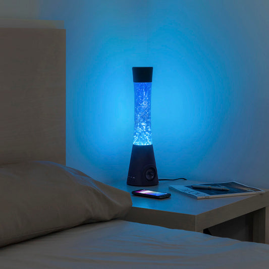 Laavalamppu Kaiuttimella ja Mikrofonilla Flow Lamp InnovaGoods