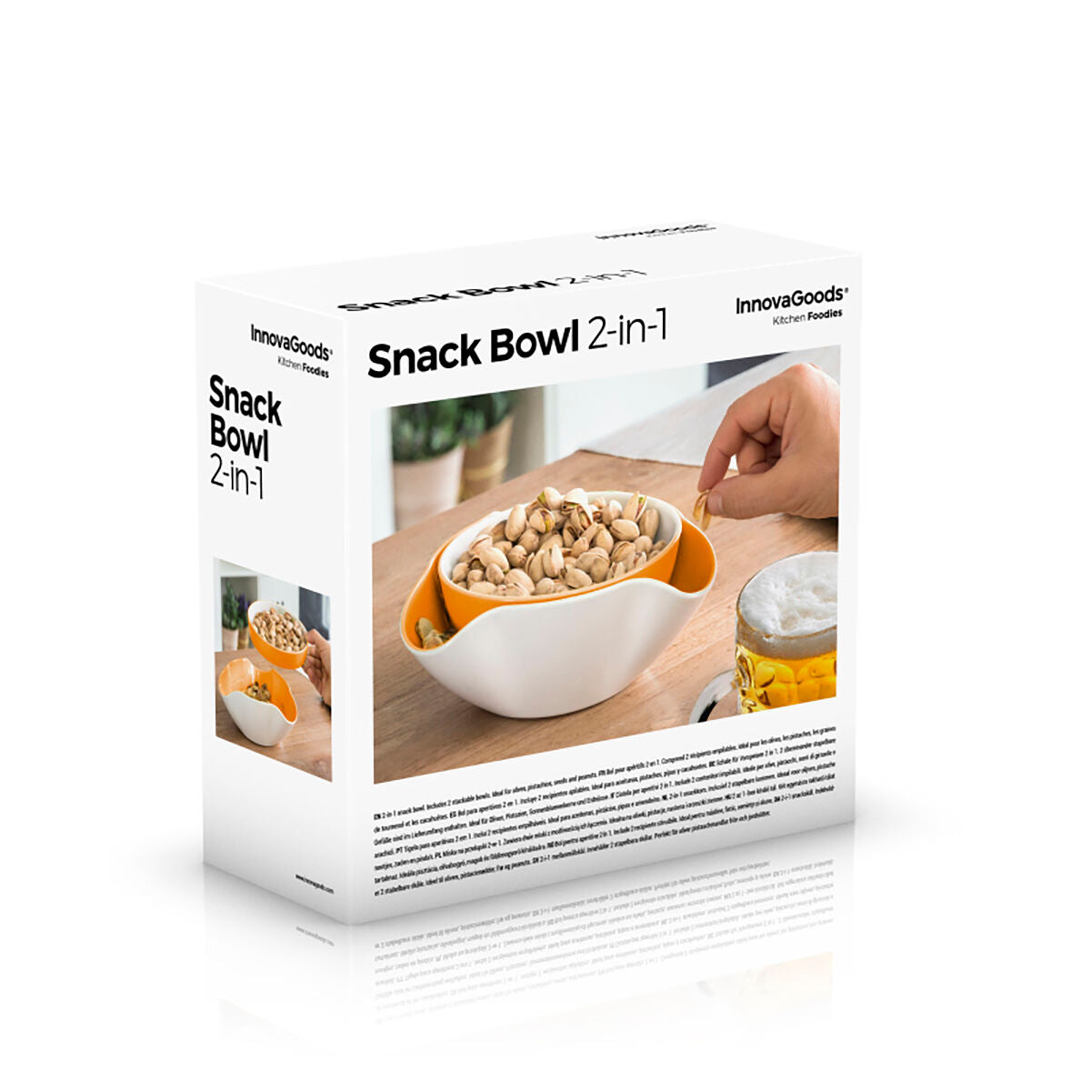 InnovaGoods 2-in-1 Snack Kulhot (2 kpl)