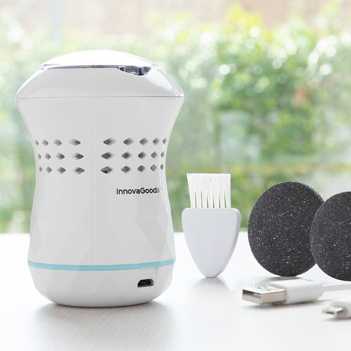 Ladattava pedikyyriviila integroidulla imulla Sofeem InnovaGoods
