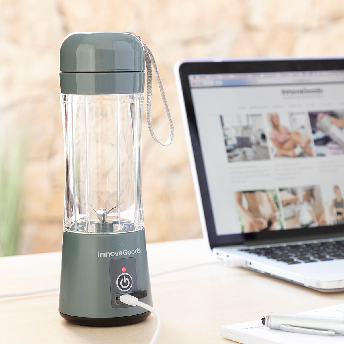 Kannettava ladattava kuppiblenderi Shakuit InnovaGoods