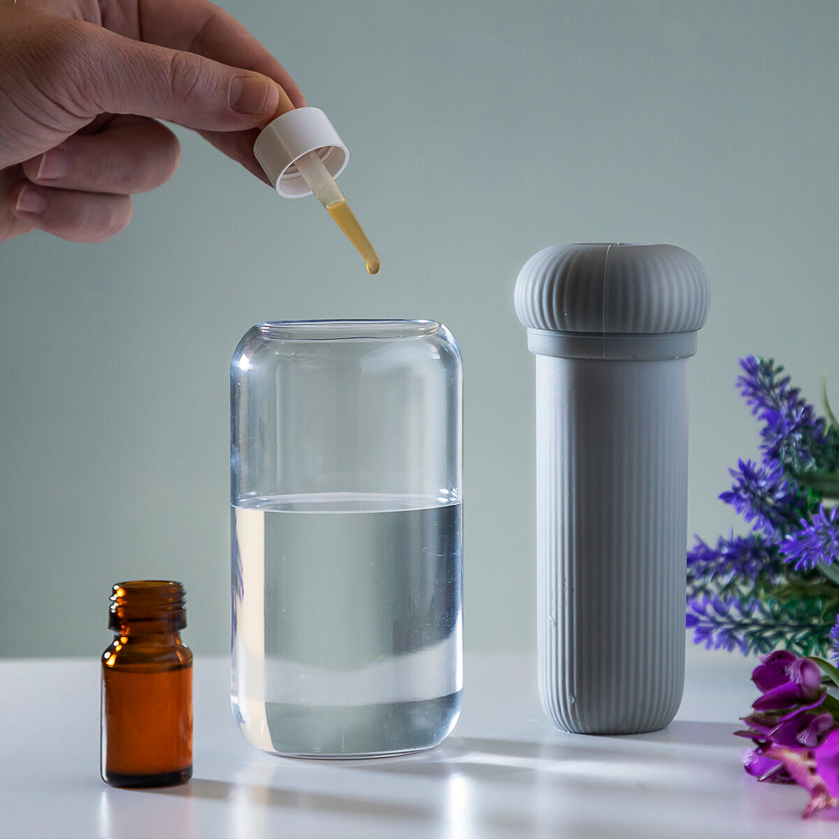 Ultraääni-ilmankostutin ja aromidiffuusori LED-valolla Stearal InnovaGoods