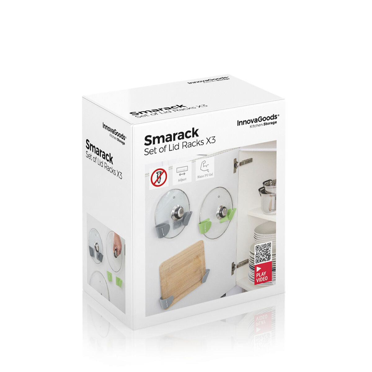 3 tarrapidikkeen setti kattilankansille Smarack InnovaGoods