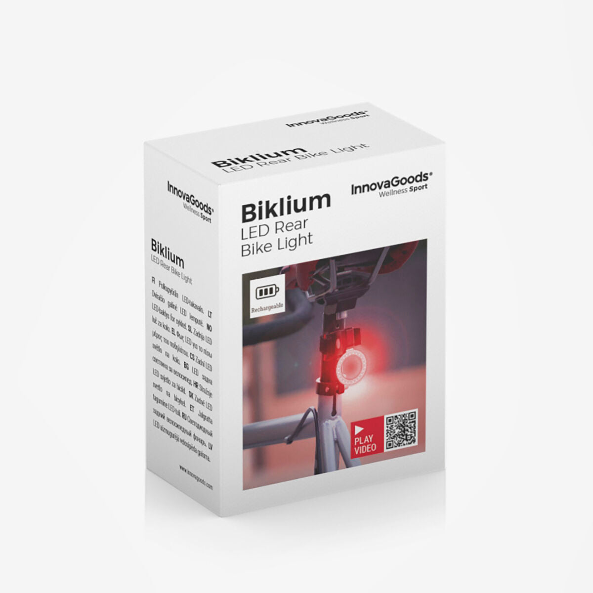 Polkupyörän LED-takavalo Biklium InnovaGoods