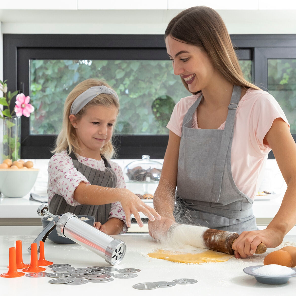 2-in-1 pikkuleipä- ja koristepursotin Prekies InnovaGoods