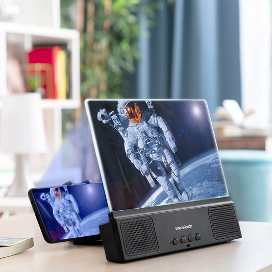 Kännykän lisänäyttö vahvistimella ja kaiuttimella Mobimax InnovaGoods