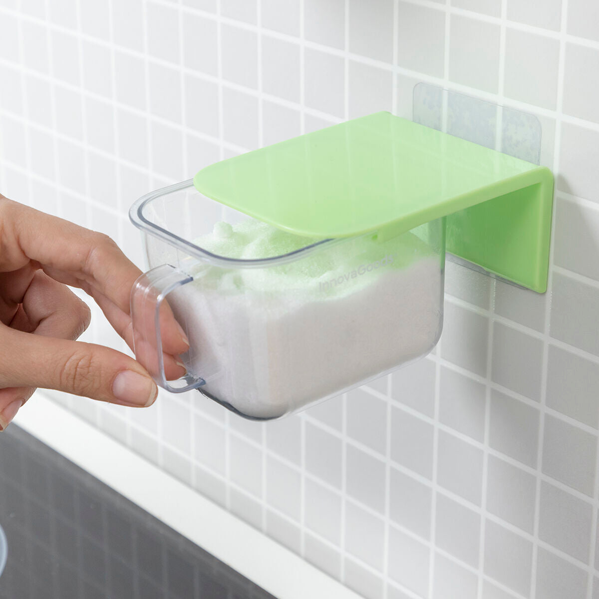 Irrotettavat ja liimatarralla kiinnitettävät keittiörasiat Handstore InnovaGoods 2 yksikön pakkaus