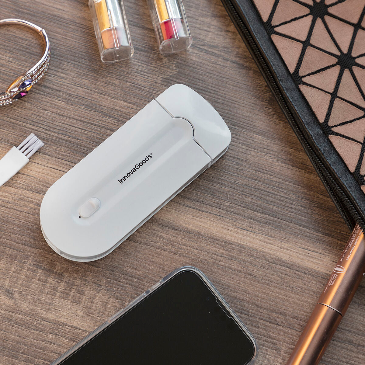 Ladattava mini-ihokarvanpoistaja LED-valolla Epiluch InnovaGoods